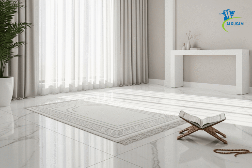 Prayer Space Cleaning for ramadan