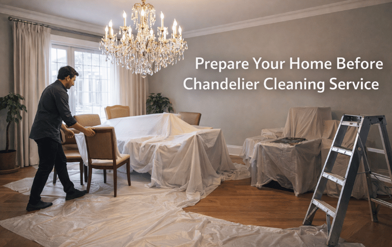 How to Get Your Home Ready Before a Chandelier Cleaning Service