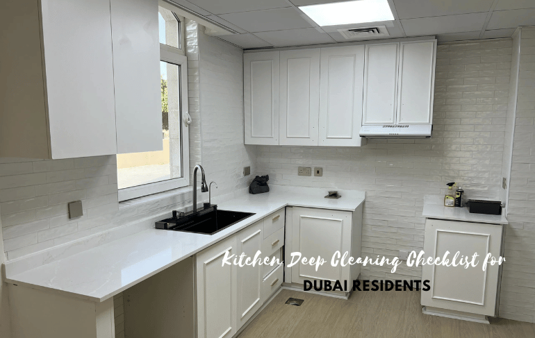Kitchen Deep Cleaning Checklist for