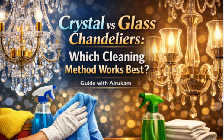 Crystal vs Glass Chandelier Cleaning: Best Method Explained | Alrukam