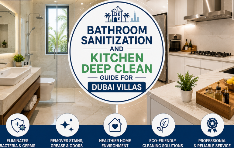 Bathroom Sanitization and Kitchen Deep Cleaning for Dubai Villas