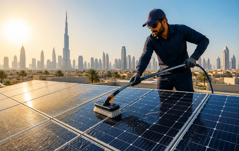 When Should You Clean Solar Panels in Dubai? A Complete Guide by Alrukam
