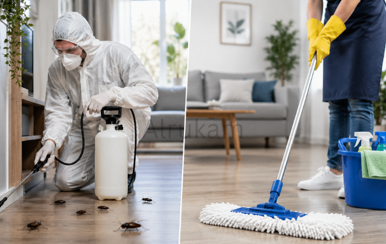 Pest Control Before or After Deep Cleaning