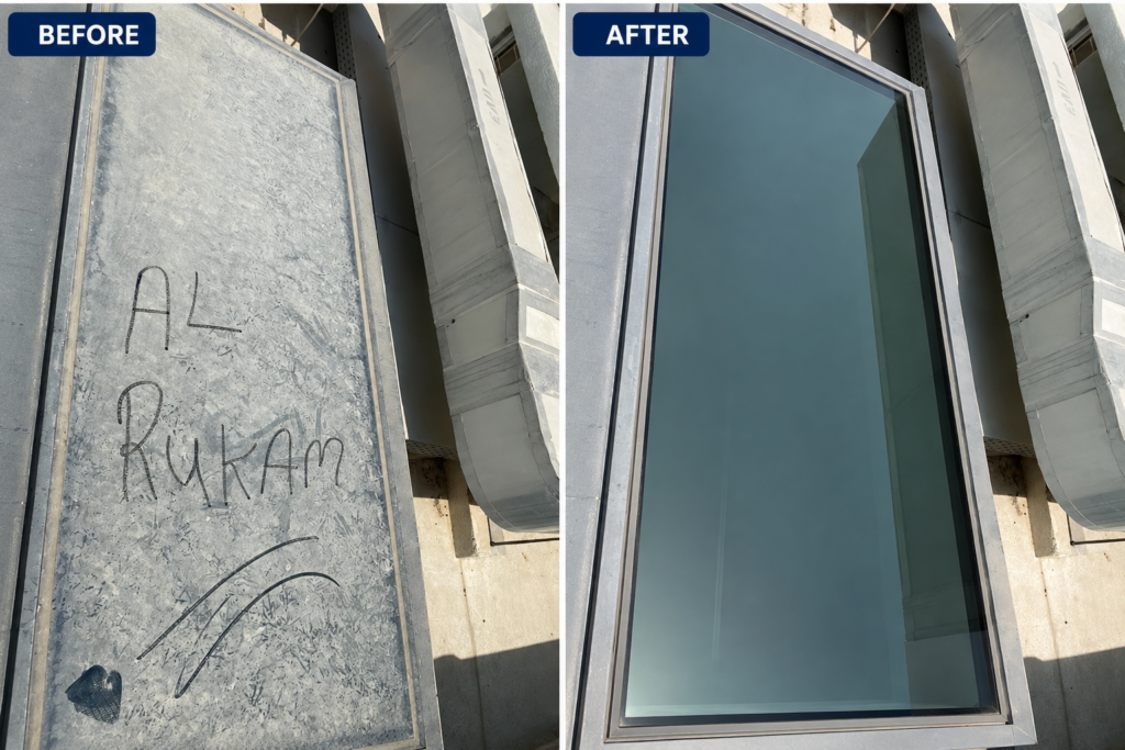 Window Cleaning Before & After: A Clear Transformation by Al Rukam